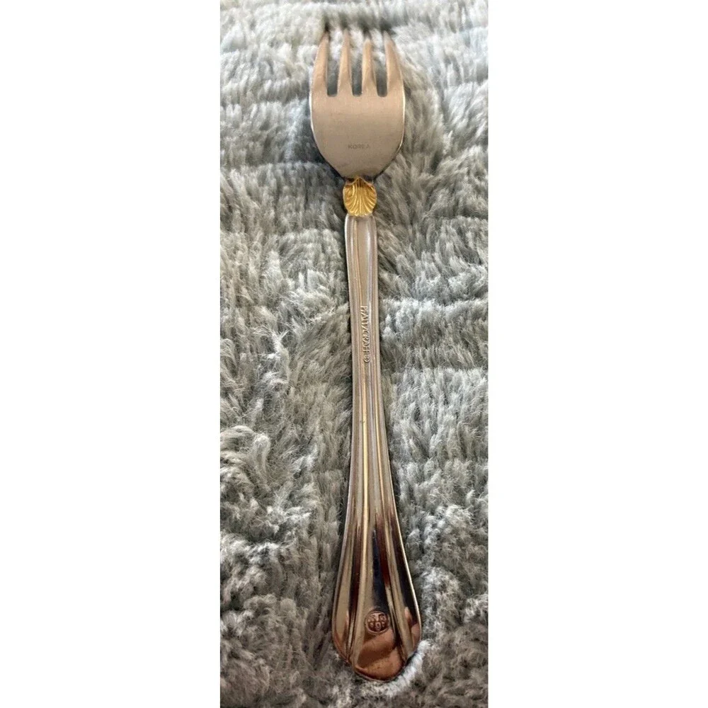 Pfaltzgraff GOLDEN ARTESIA Stainless Salad Fork 18/8 Korea Flatware B81VG
